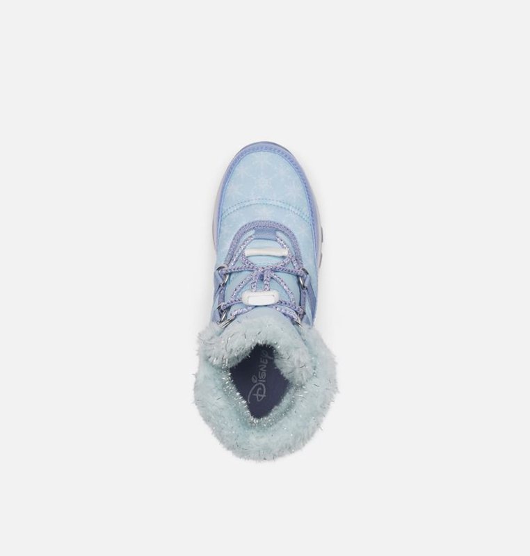 Sorel Barn Vinterkängor Blå - Disney X Youth Whitney™ Short Frozen 2 –Elsa Edition - PLO-713842